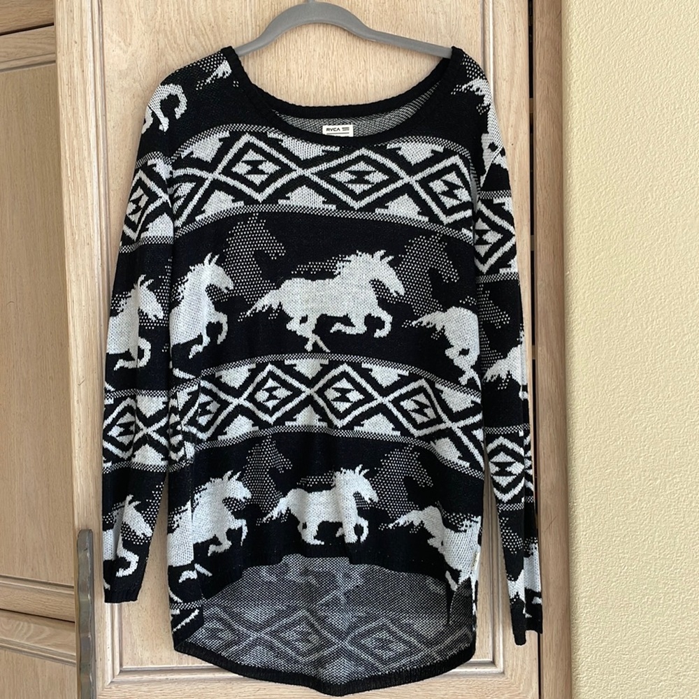 RVCA Nature V Industry Scoop Neck Sweater